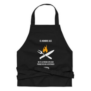 Delantal para personalizar - Asado, no te lo puedo explicar