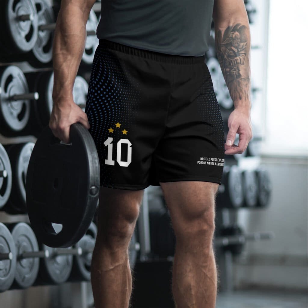 Short deportivo hombre Argentina con la 10