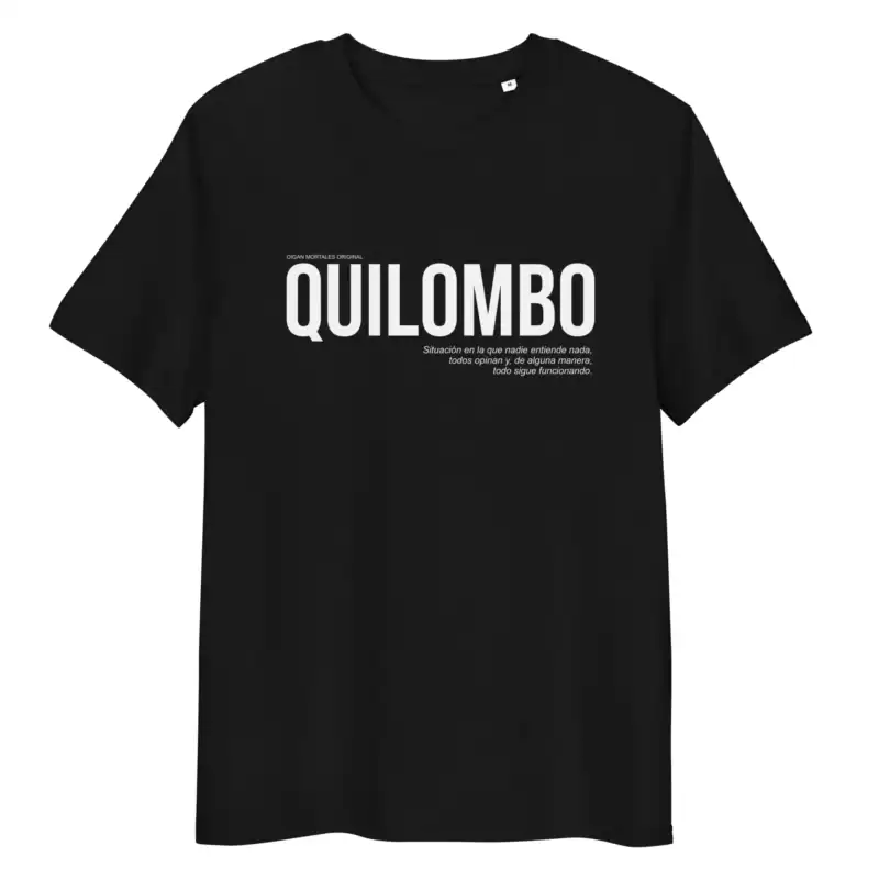 Quilombo remera negra sin modelo lunfardo argentino Argentina no lo entenderias