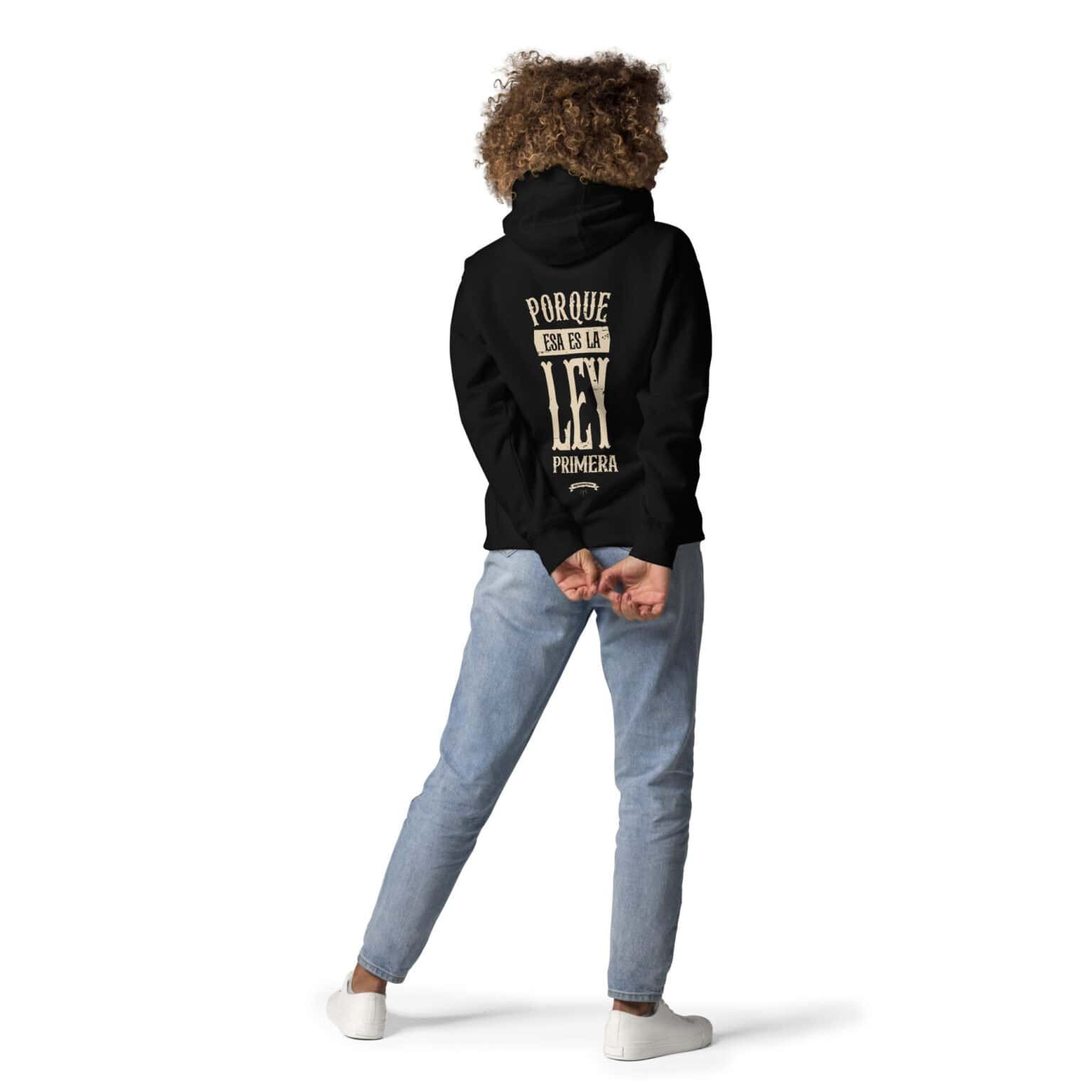 Buzo con capucha unisex - Porque esa es la ley primera - Imagen 4