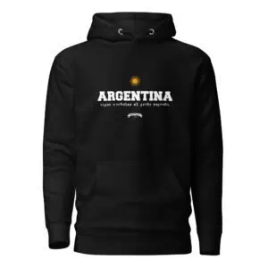 Buzo con capucha unisex - Argentina + el grito sagrado