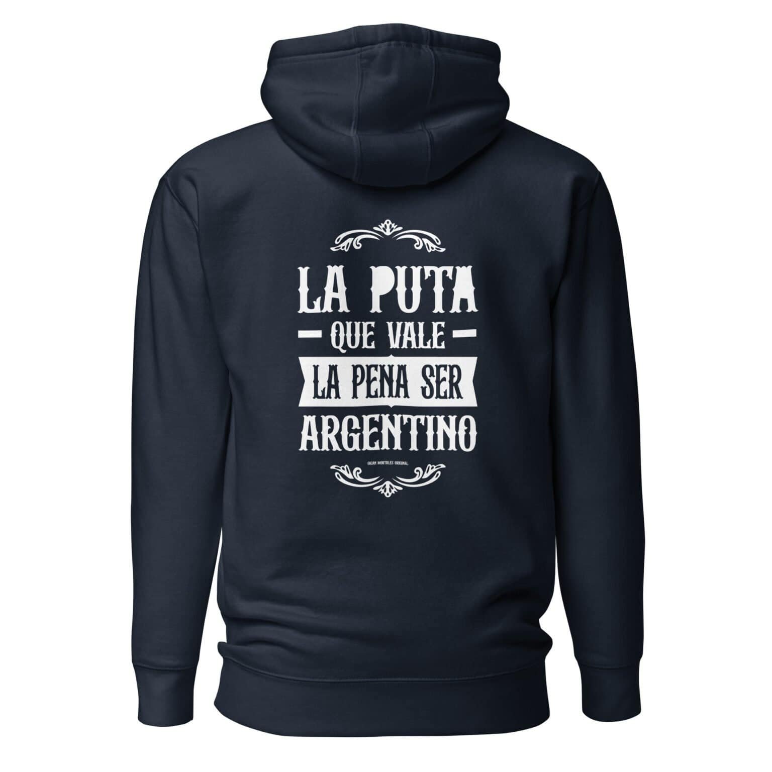 Buzo con capucha unisex "La p.. que vale la pena estar vivo" - Imagen 2
