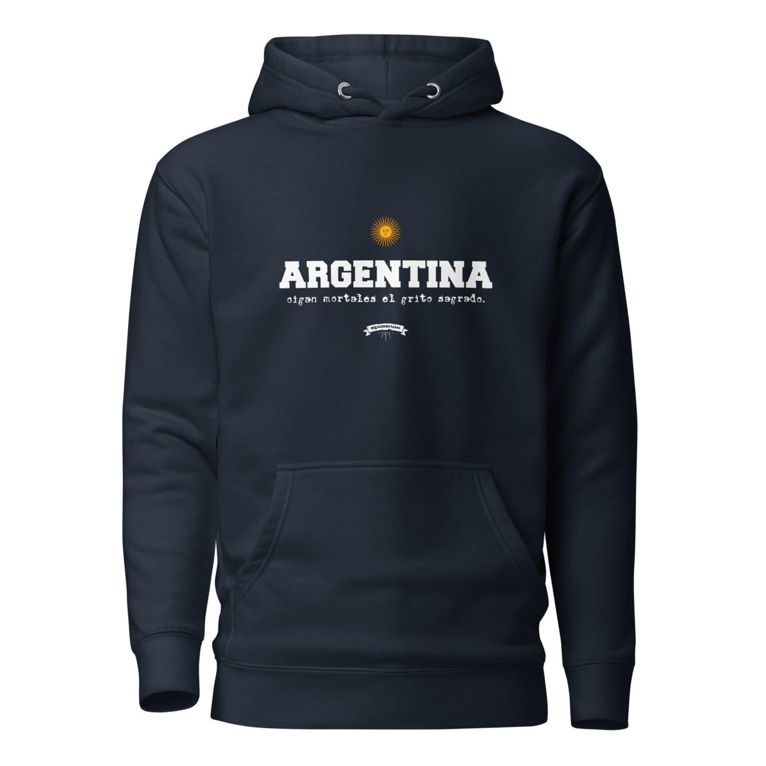 Buzo con capucha unisex - Argentina + el grito sagrado