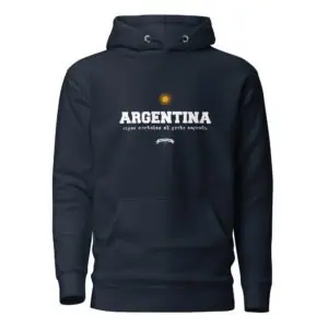Buzo con capucha unisex - Argentina + el grito sagrado