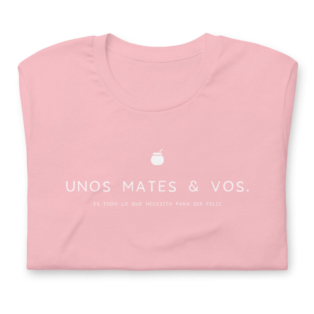 Remera Argentina -  Unos mates & vos.