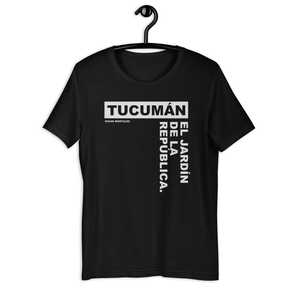 Remera Argentina unisex - Tucumán, el jardín de la república