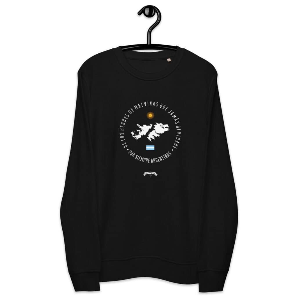 Sudadera orgánica unisex - Malvinas argentinas