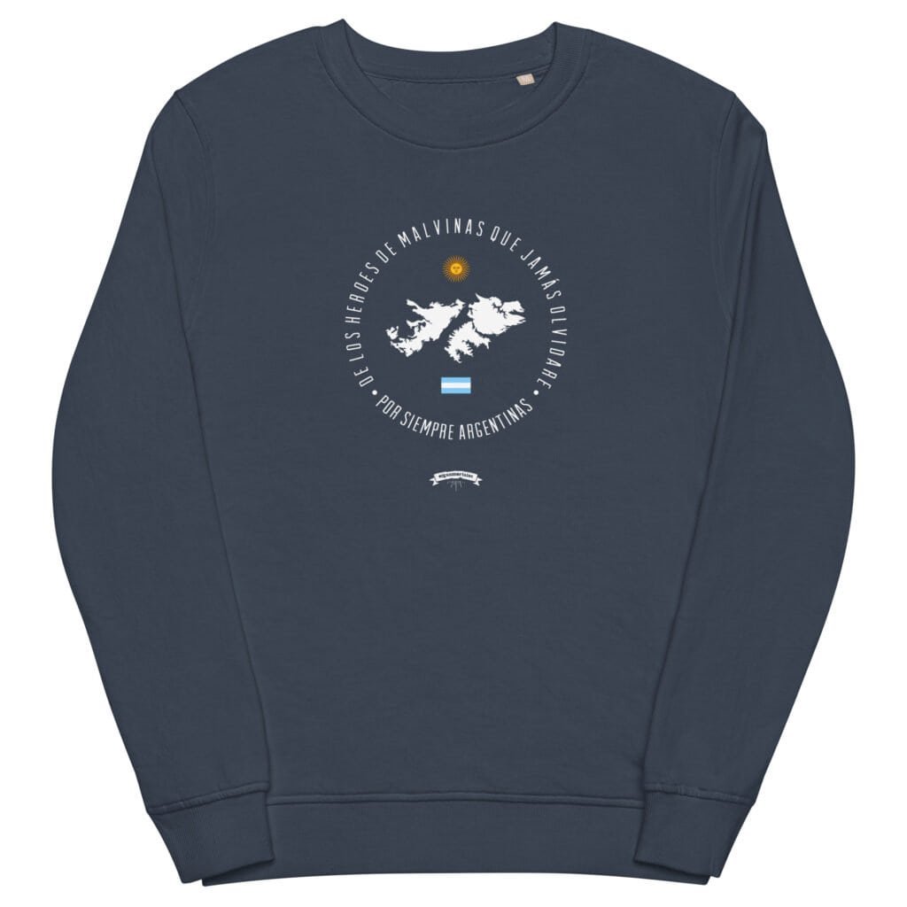 Sudadera orgánica unisex - Malvinas argentinas