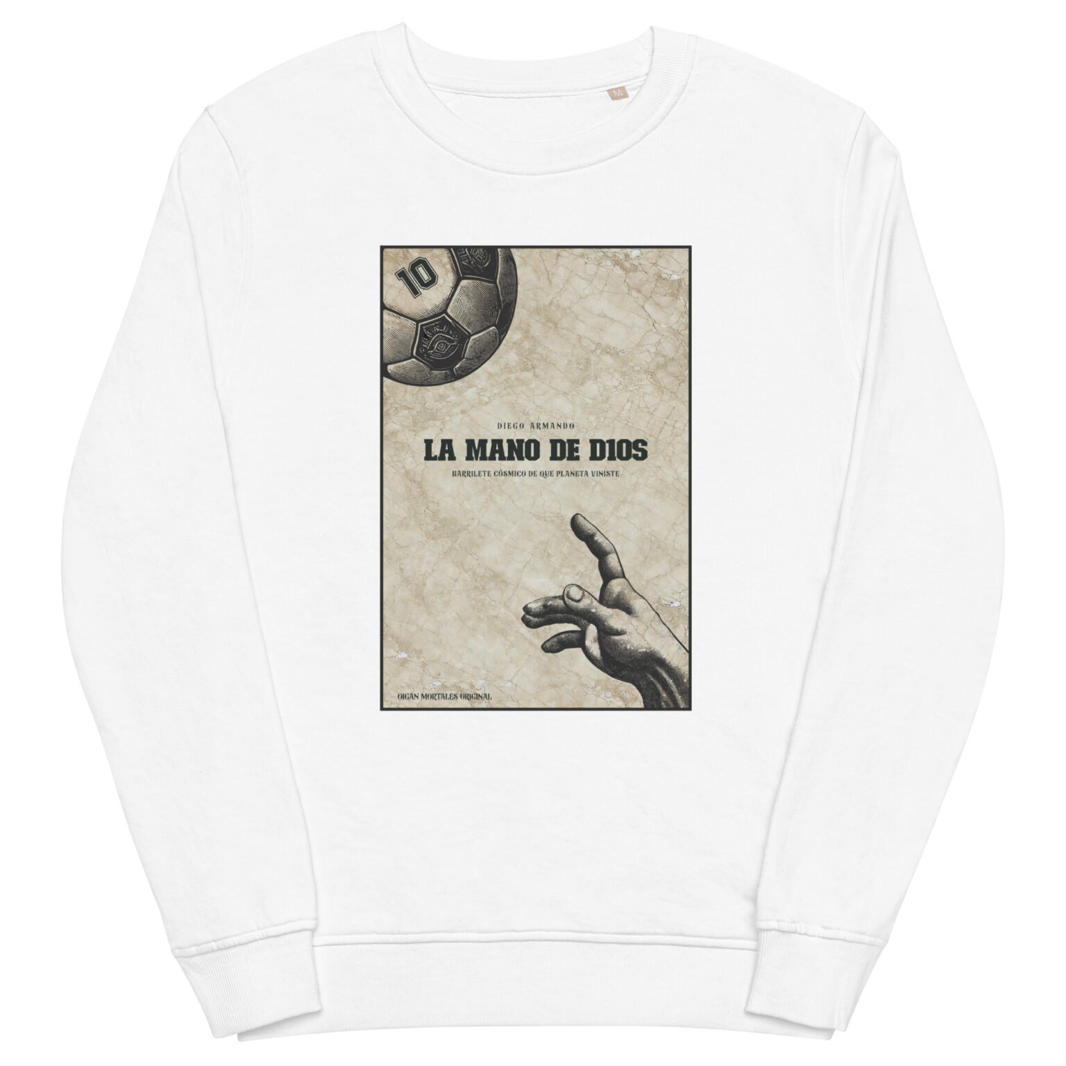Sudadera orgánica unisex - La mano de D10S