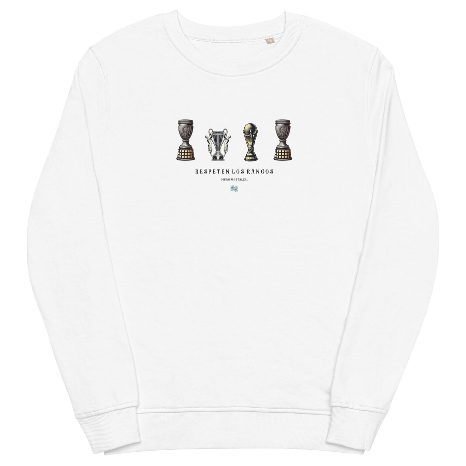 Sudadera orgánica unisex - Respeten los rangos COPAS