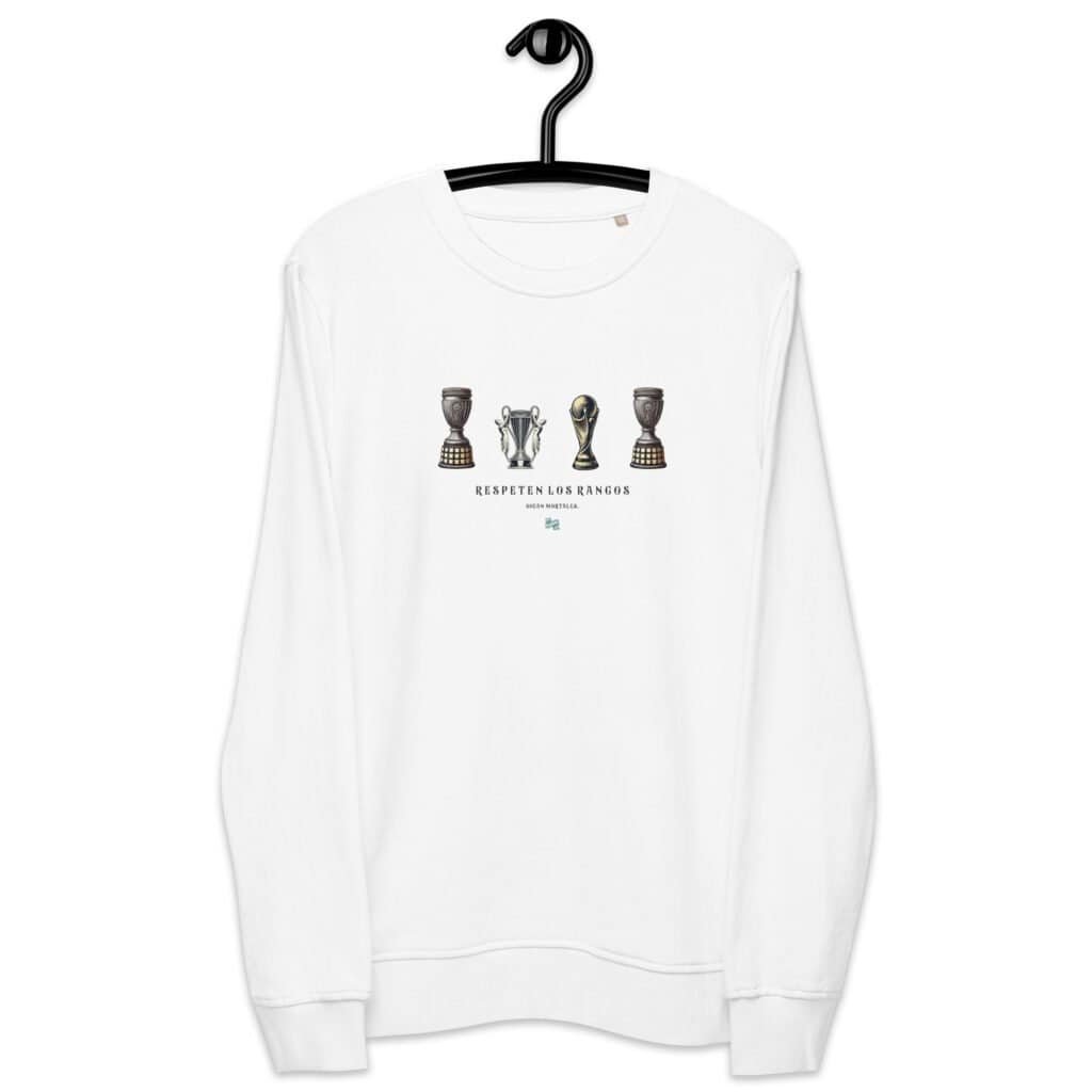 Sudadera orgánica unisex - Respeten los rangos COPAS