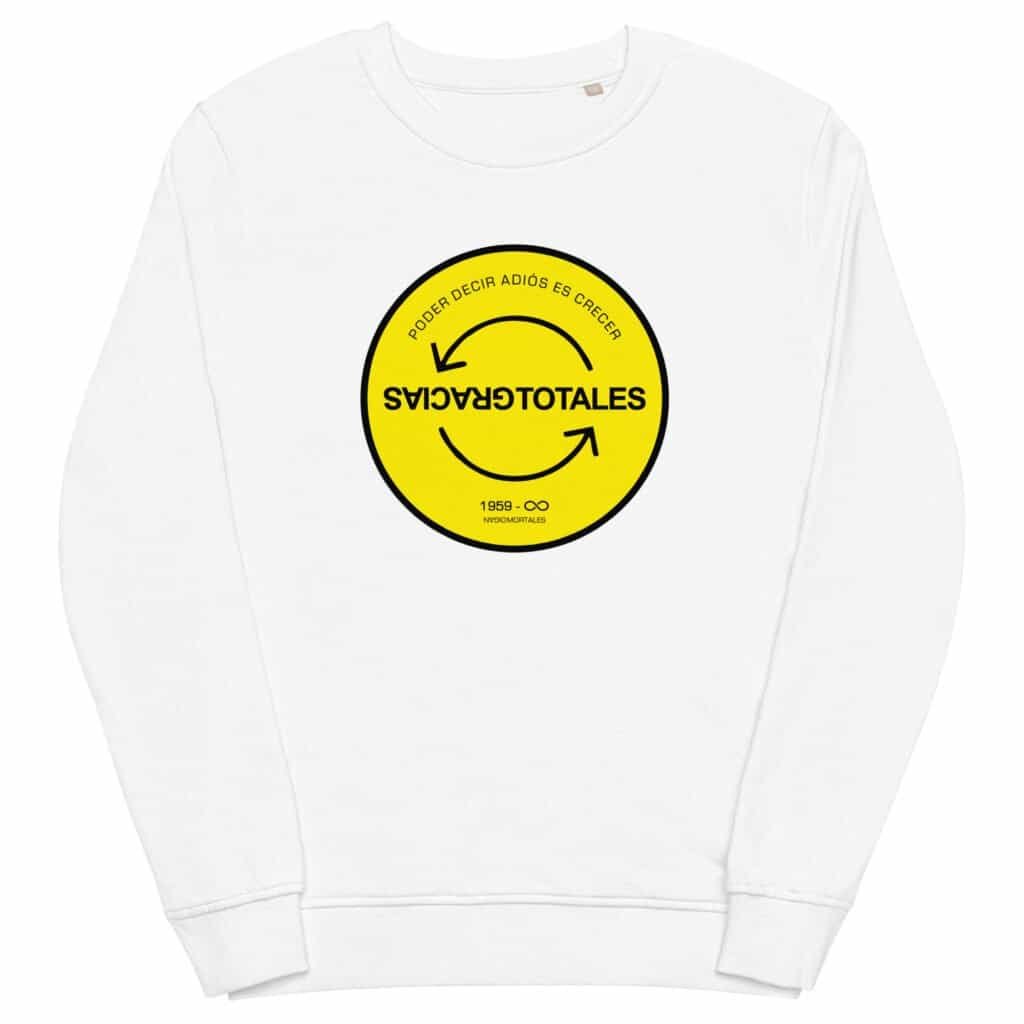 Sudadera orgánica unisex - Gracias totales
