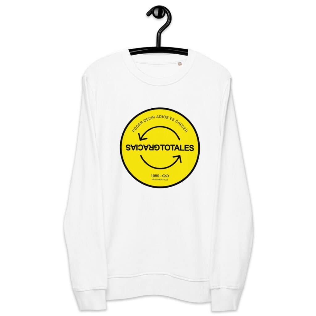 Sudadera orgánica unisex - Gracias totales