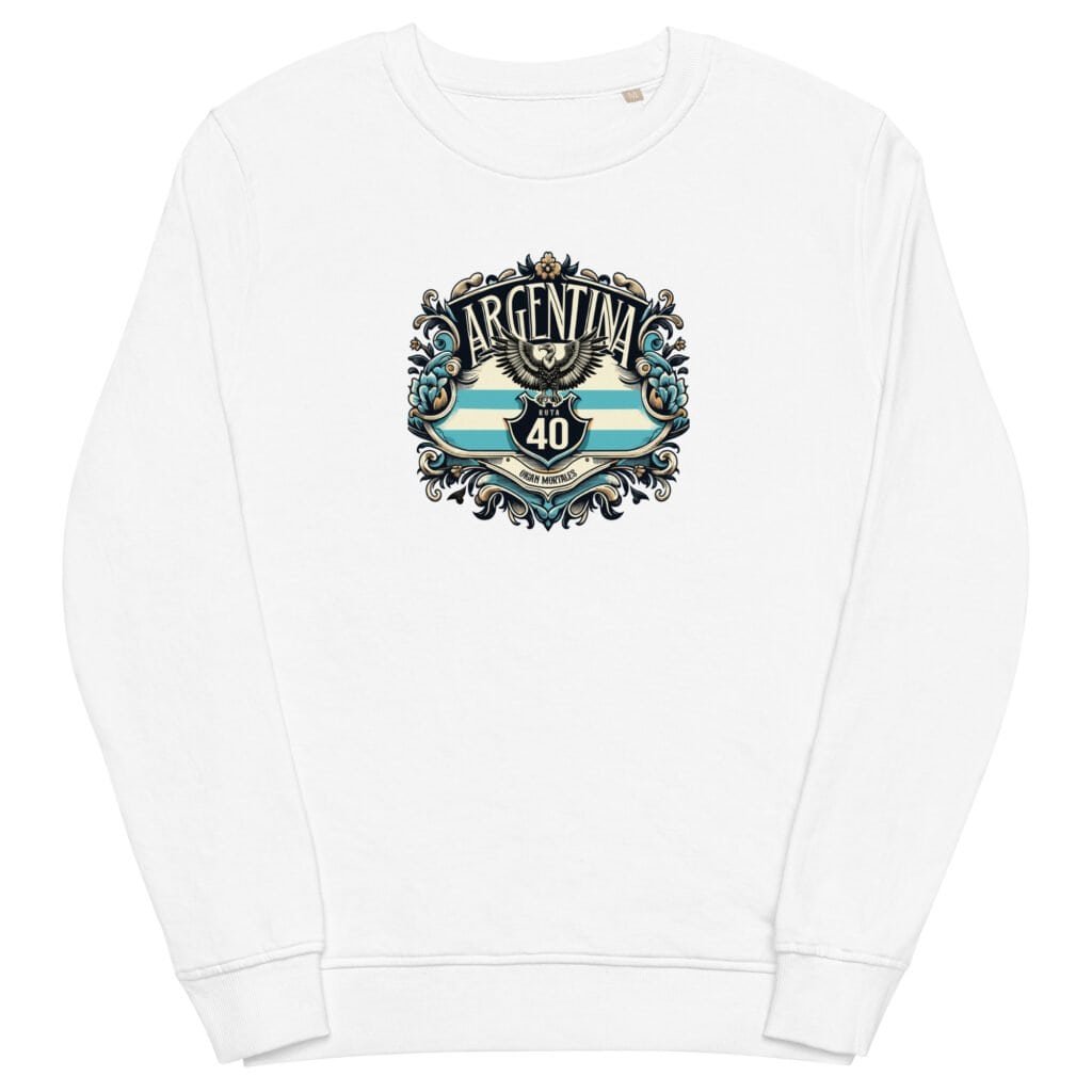 Sudadera orgánica unisex - Ruta 40