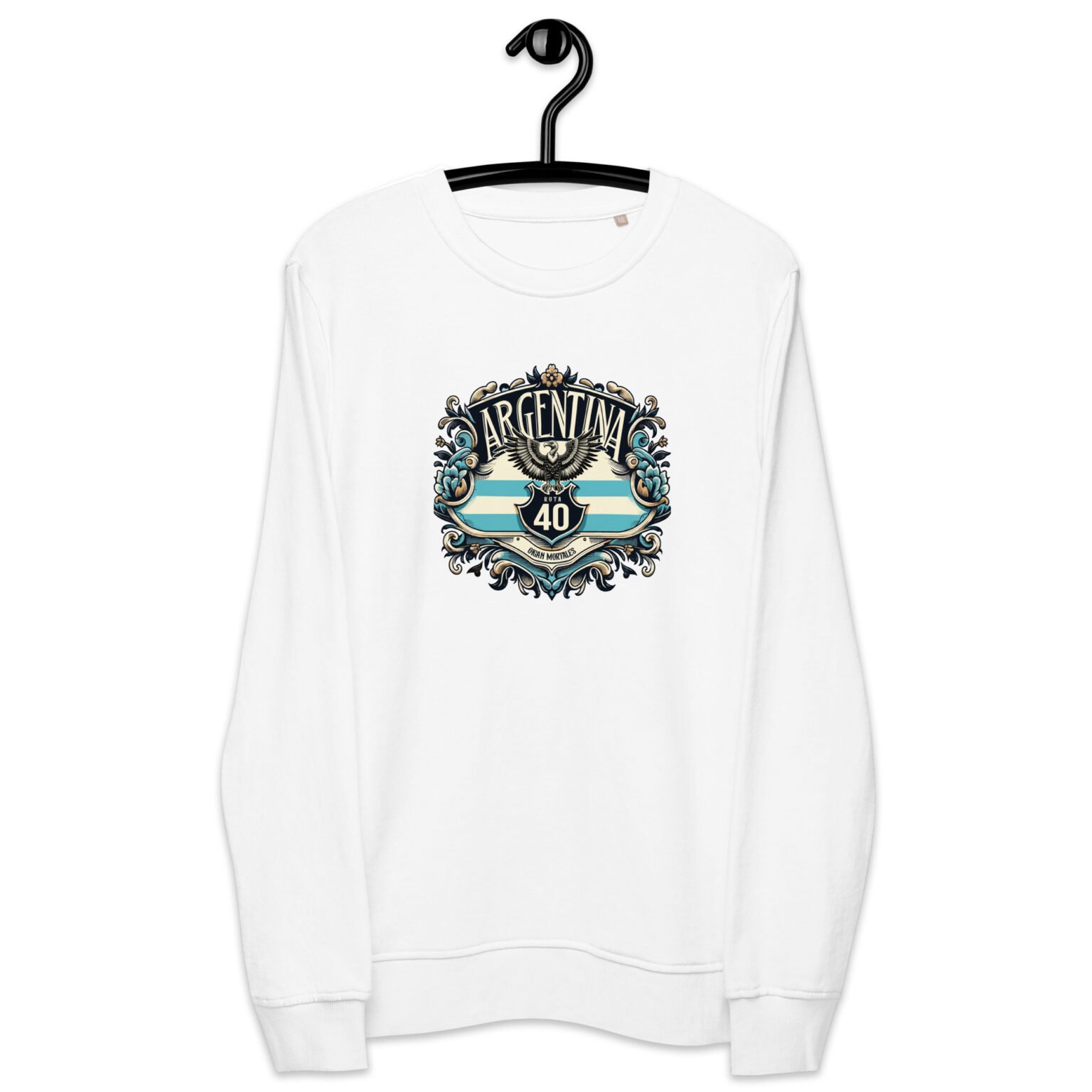 Sudadera orgánica unisex - Ruta 40 - Imagen 2