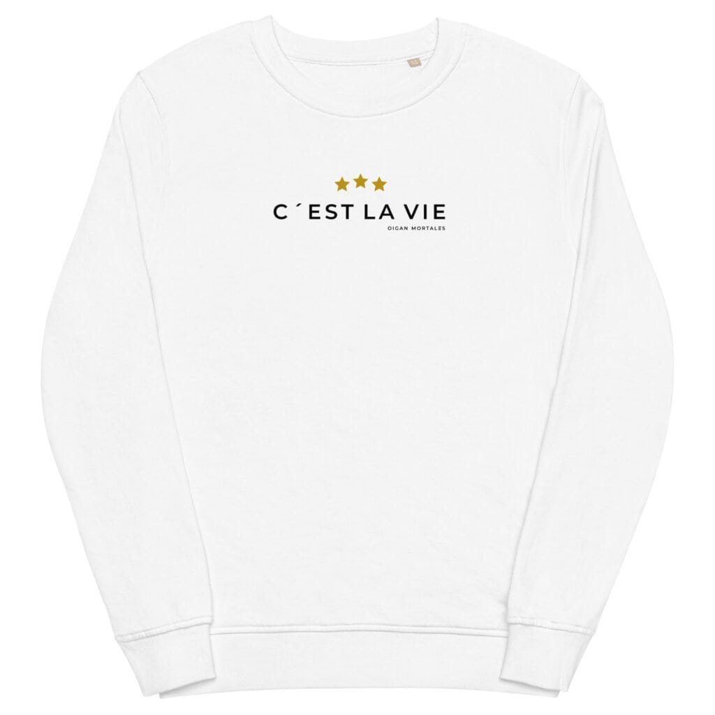 Sudadera orgánica unisex - Cest la Vie