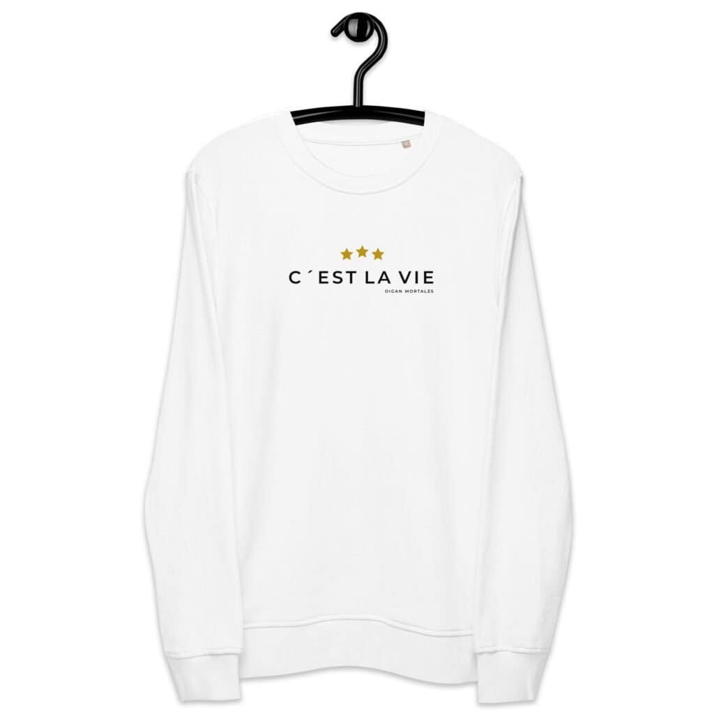Sudadera orgánica unisex - Cest la Vie