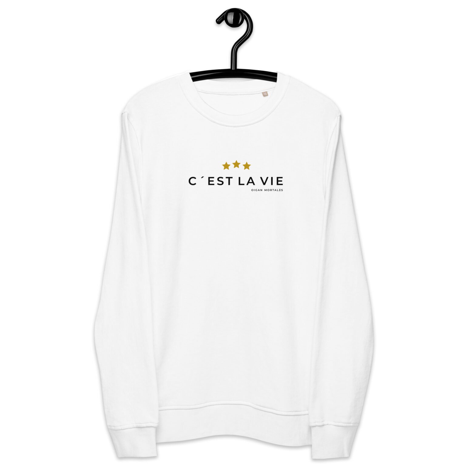 Sudadera orgánica unisex - Cest la Vie - Imagen 2