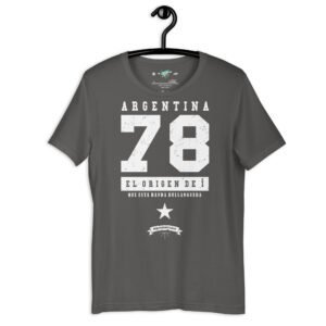 Remera Argentina unisex - Mundial 78, el origen de i