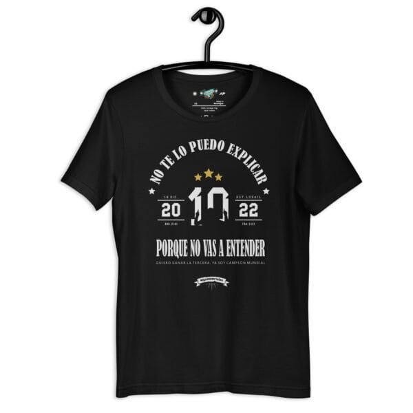 Remera Argentina unisex - No te lo puedo explicar estilo urbano