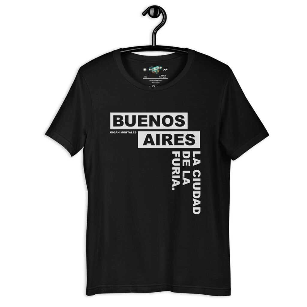 Remera unisex - Buenos Aires, la ciudad de la furia