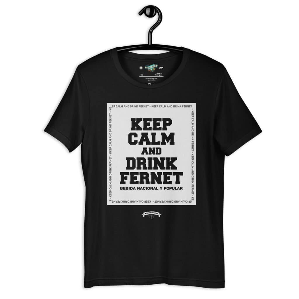Remera Argentina unisex - Keep Calm and Drink Fernet