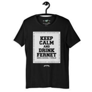 Remera Argentina unisex - Keep Calm and Drink Fernet