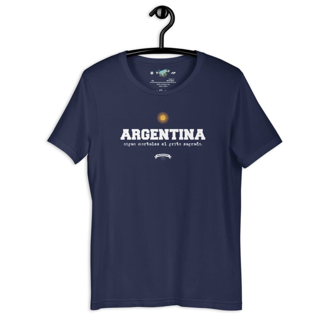 Remera Argentina el grito sagrado - unisex