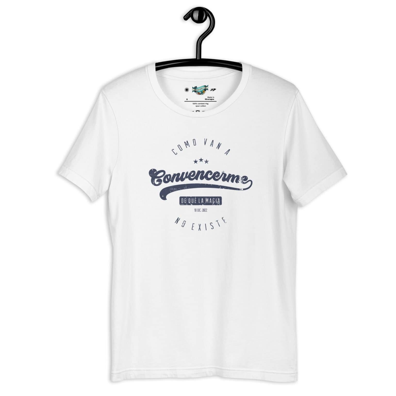 Remera Argentina - Como van a convencerme de que la magia no existe - Estilo vintage