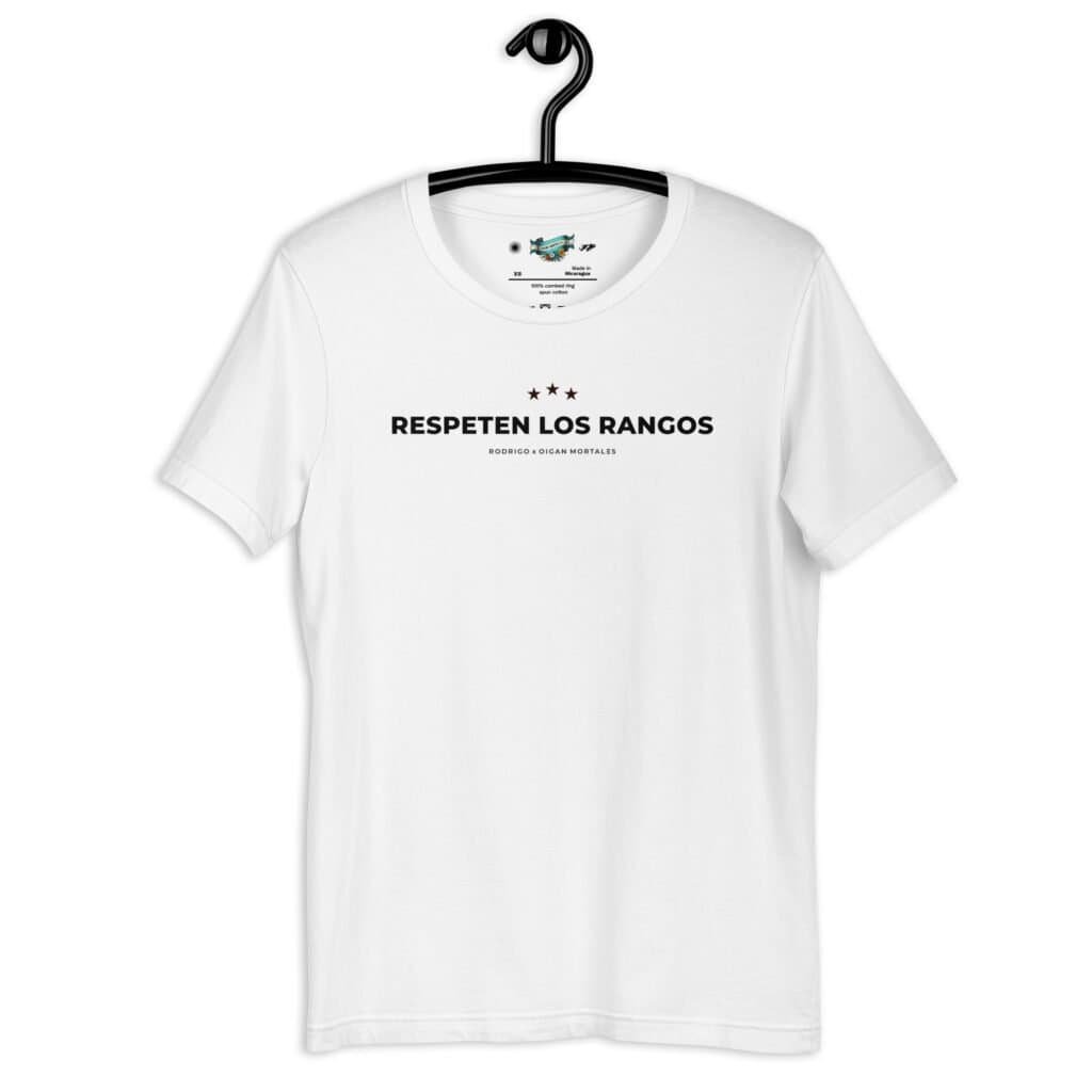 Respeten los rangos minimalista