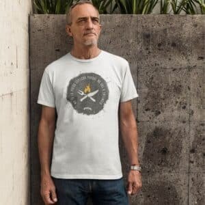 Remera Argentina unisex - Asado y fuego