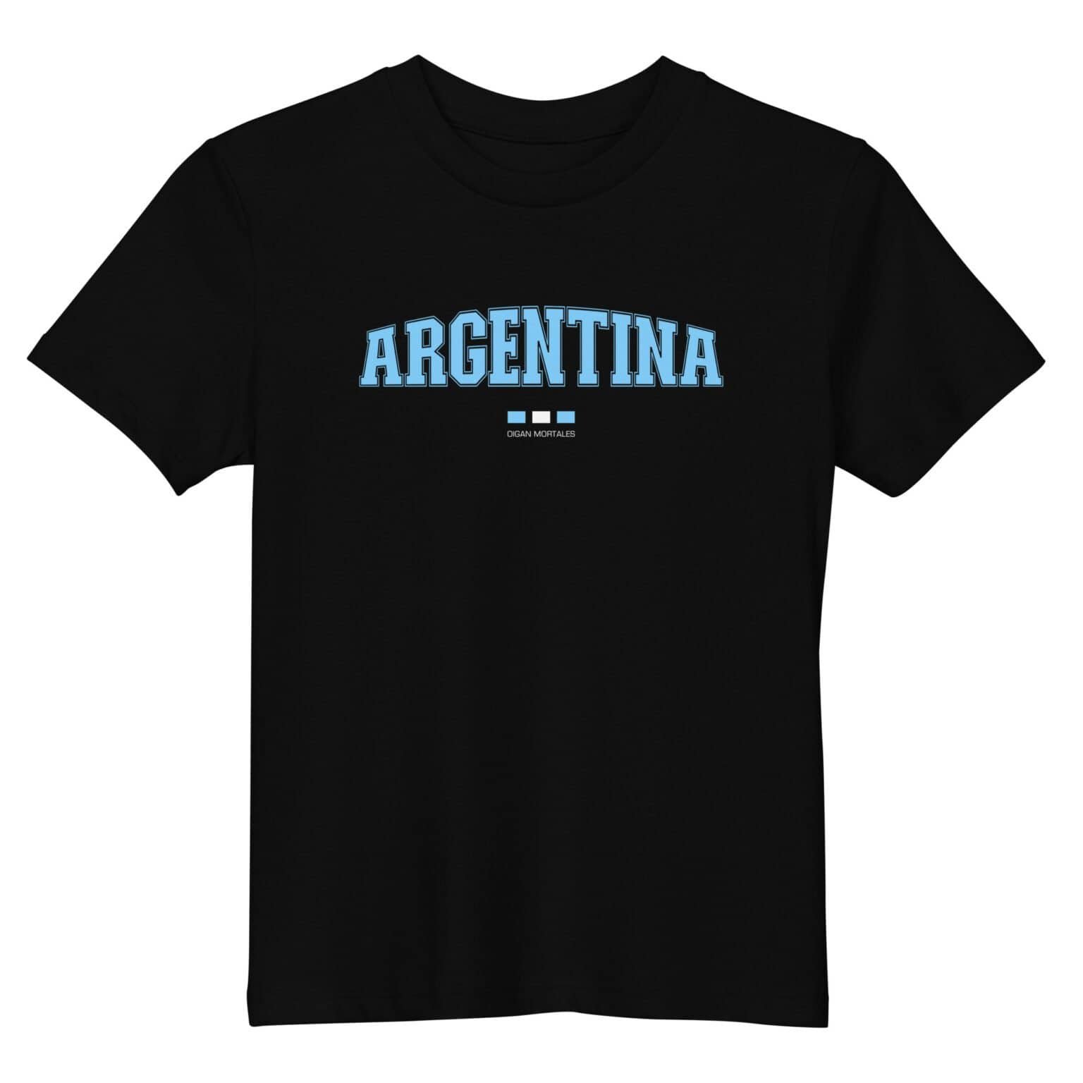 Remera niño unisex - Argentina minimalista