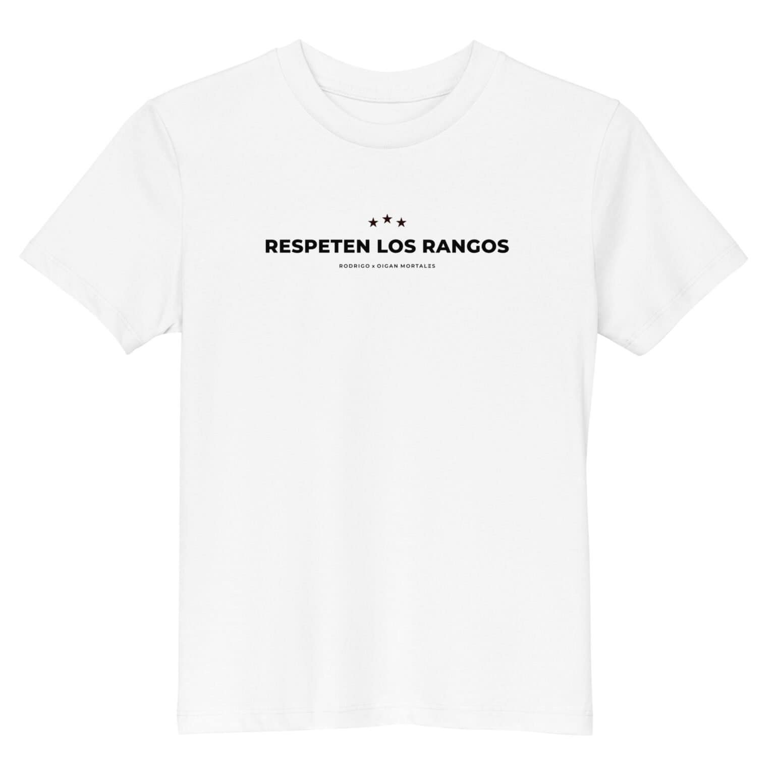 Remera niño unisex - Respeten los rangos