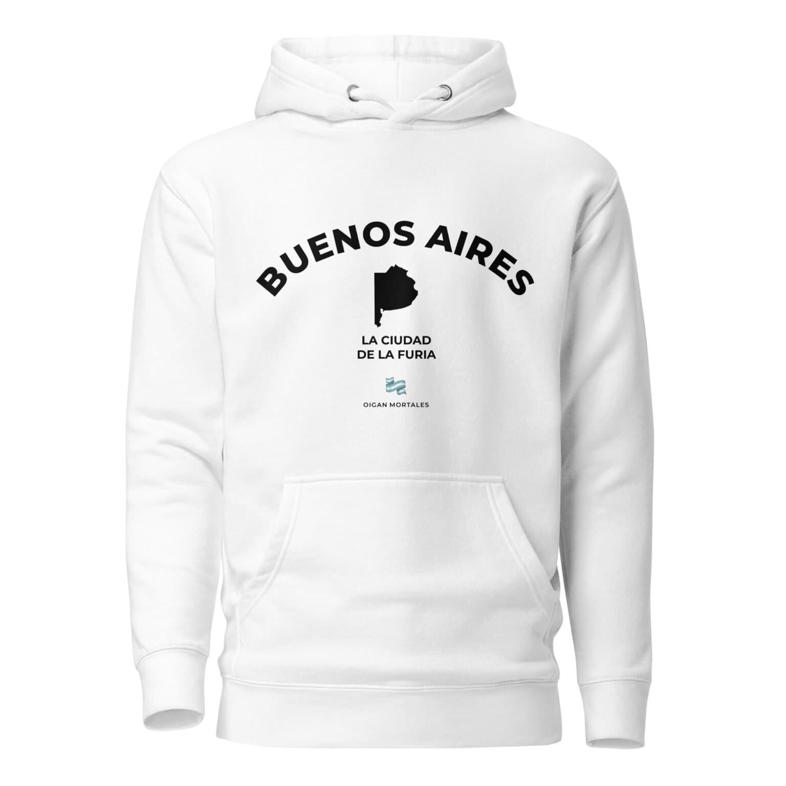 Buzo con capucha unisex - Buenos Aires, la ciudad de la furia