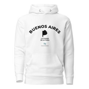 Buzo con capucha unisex - Buenos Aires, la ciudad de la furia