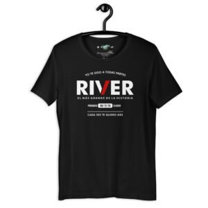 Remera unisex - River - el mas grande, lejos