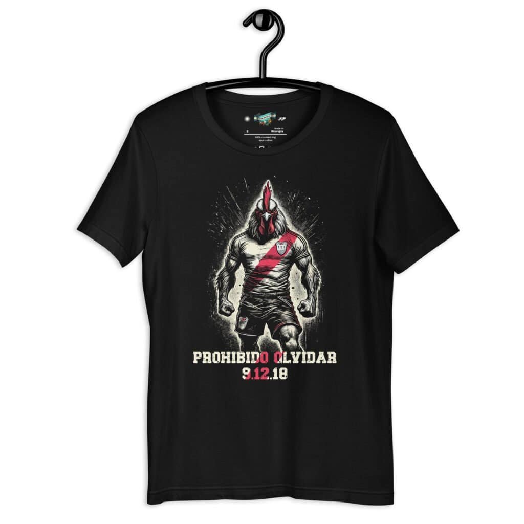 Remera unisex - River - Prohibido olvidar