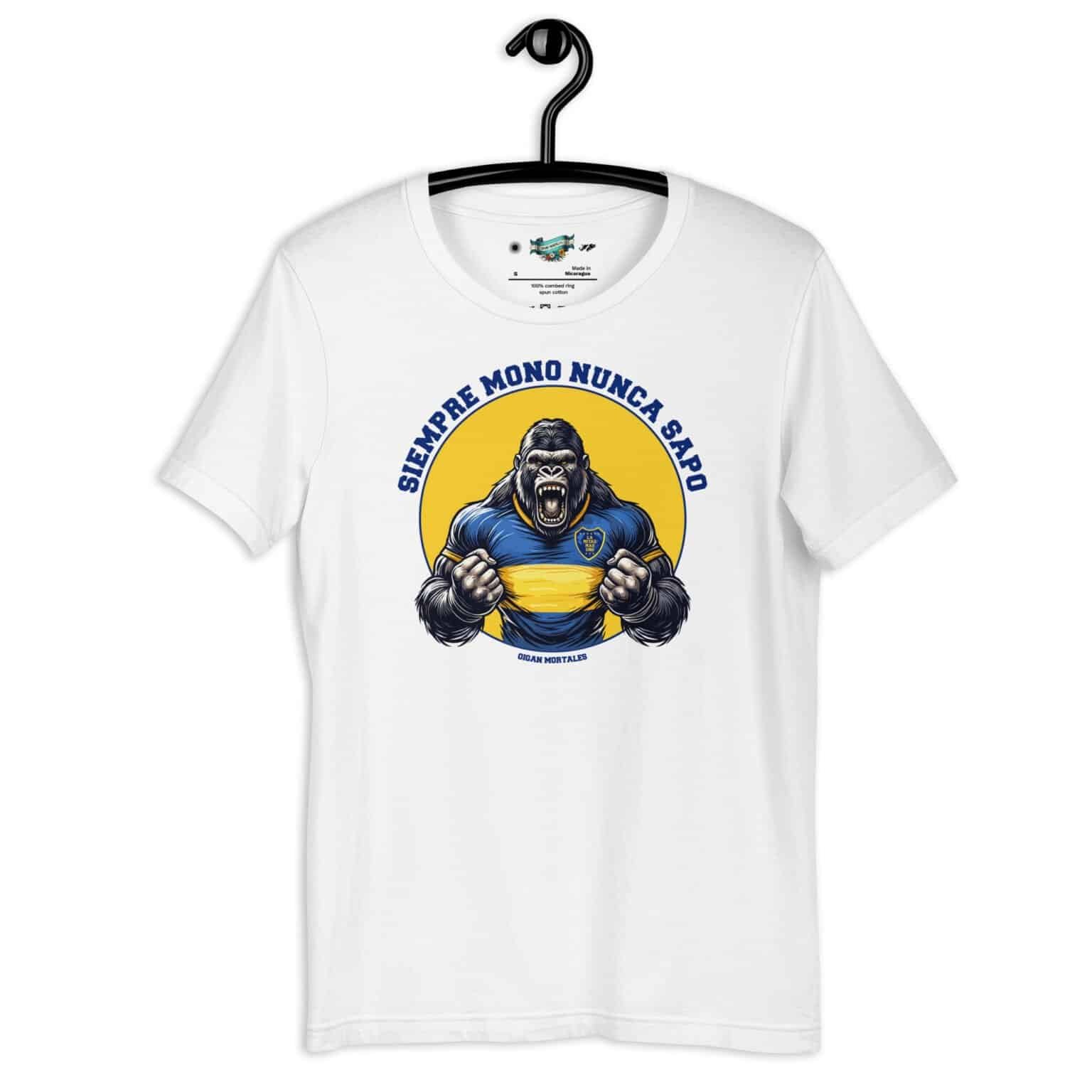 Remera de Boca Juniors con la frase 'Bosteros La 12'