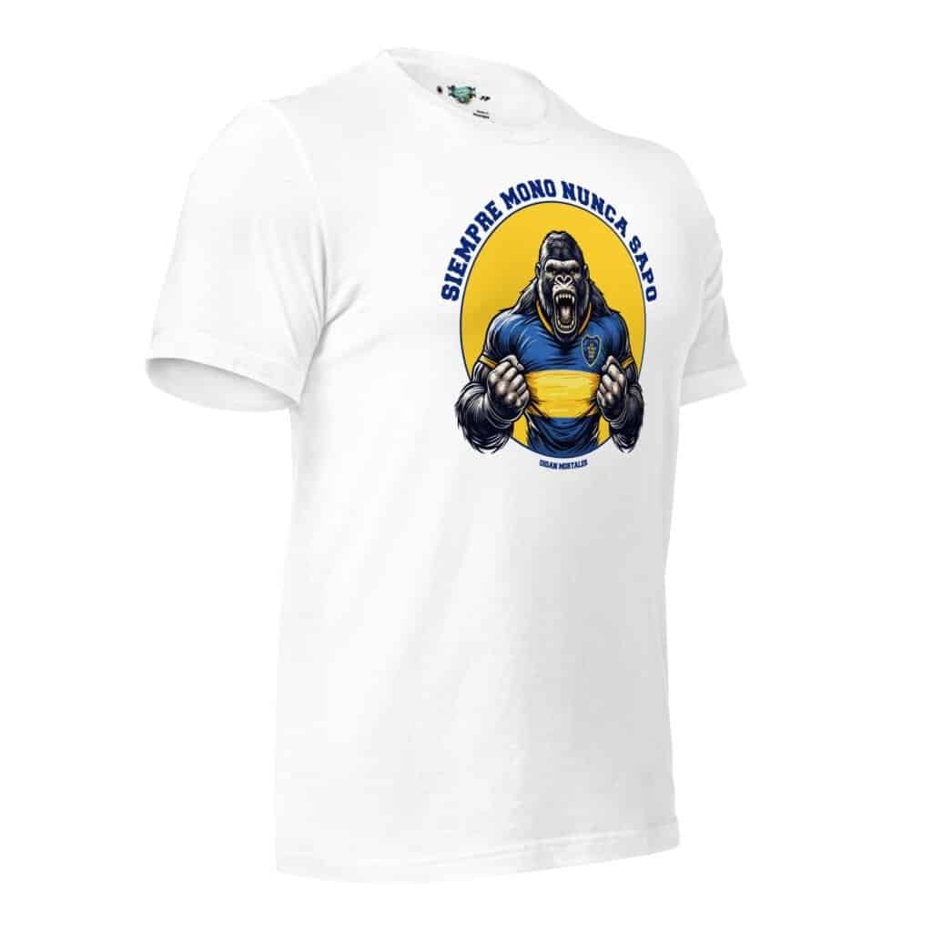 Remera de Boca Juniors con la frase 'Bosteros La 12'
