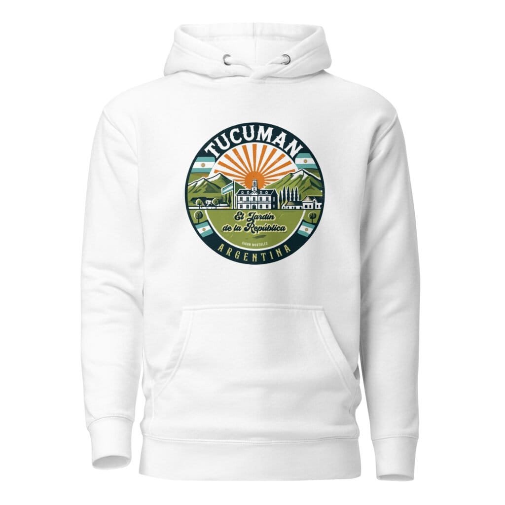 Buzo con capucha unisex - Tucumán estilo vintage