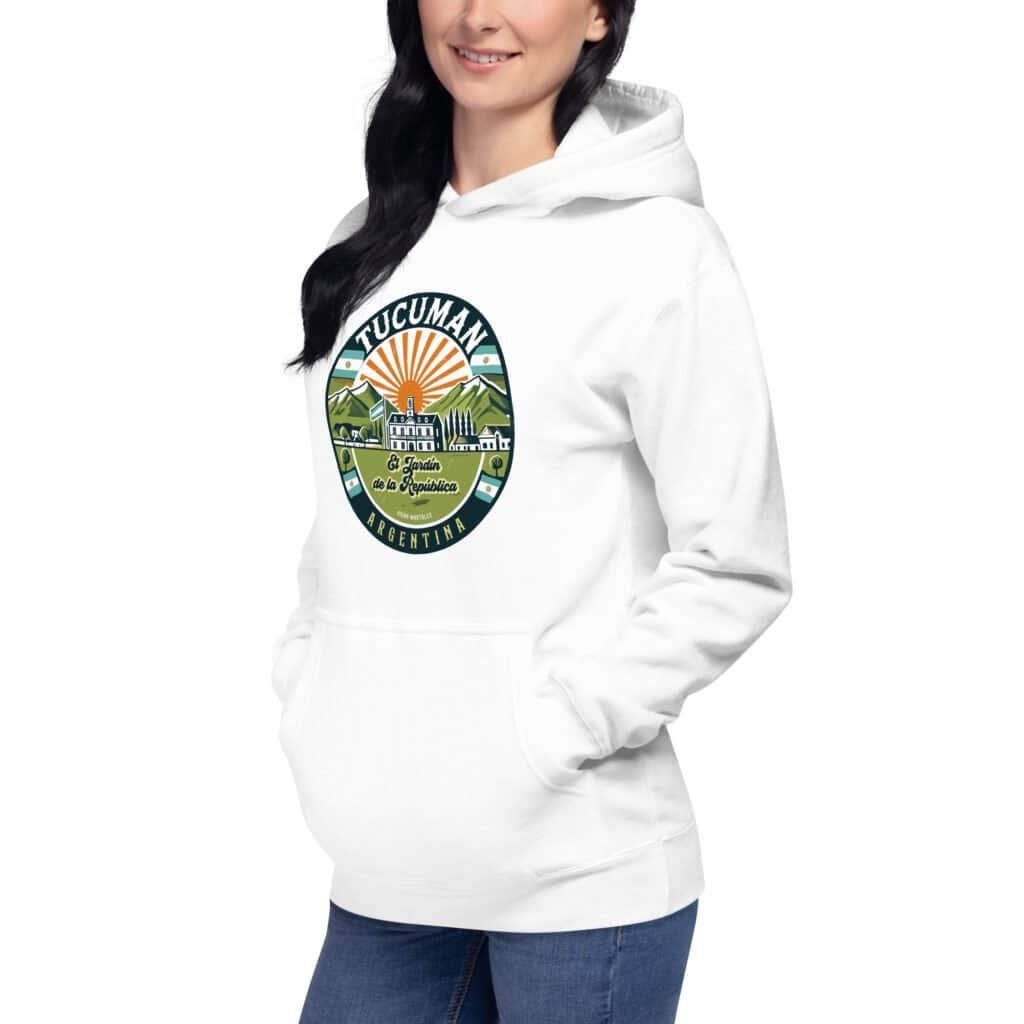 Buzo con capucha unisex - Tucumán estilo vintage