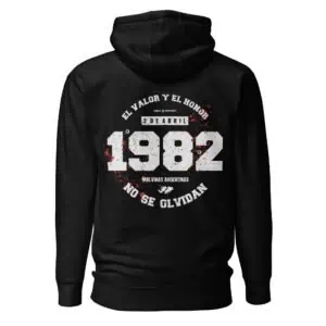 Buzo con capucha unisex - 1982 Islas Malvinas