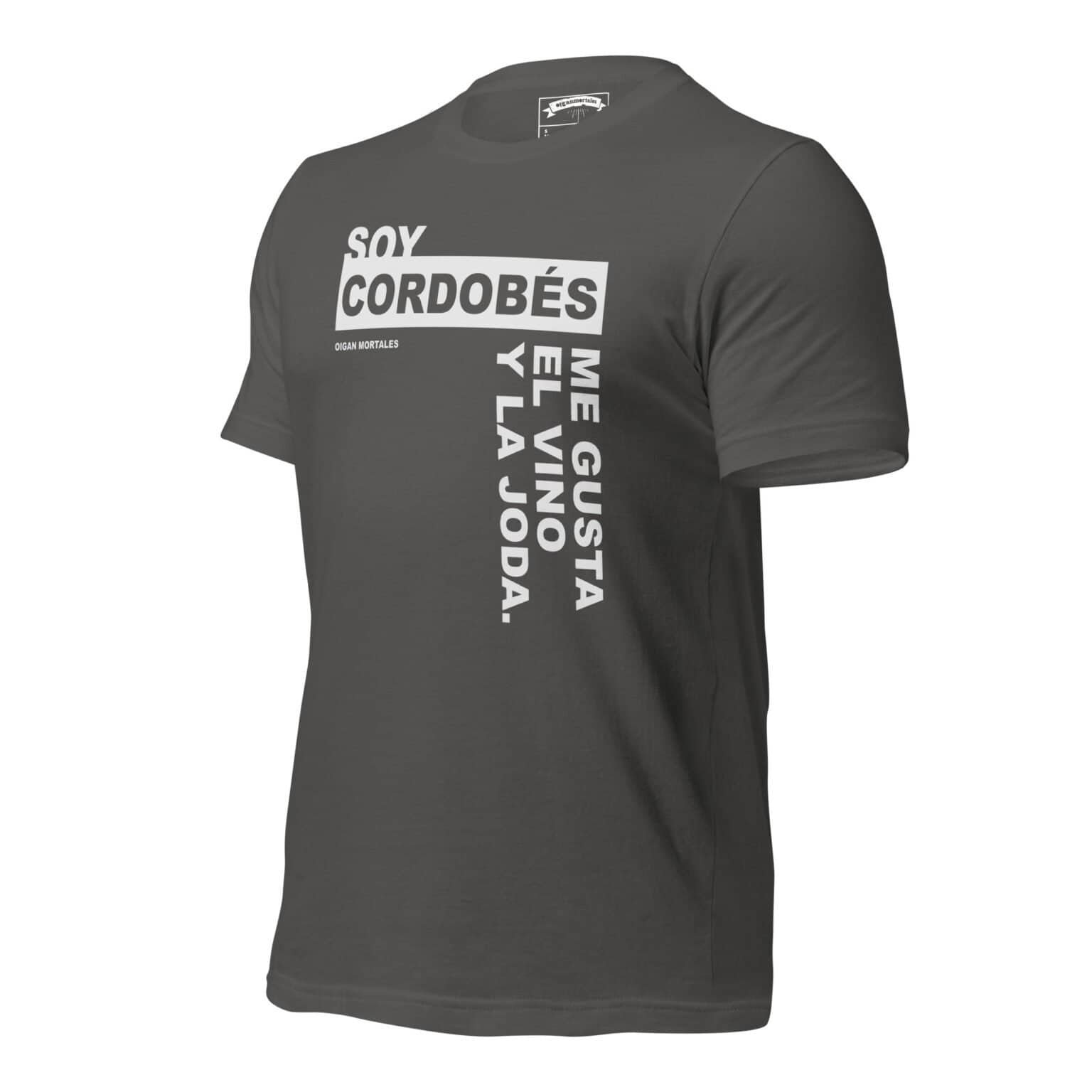 Remera unisex - Soy cordobés, me gusta el vino y la joda - Imagen 4