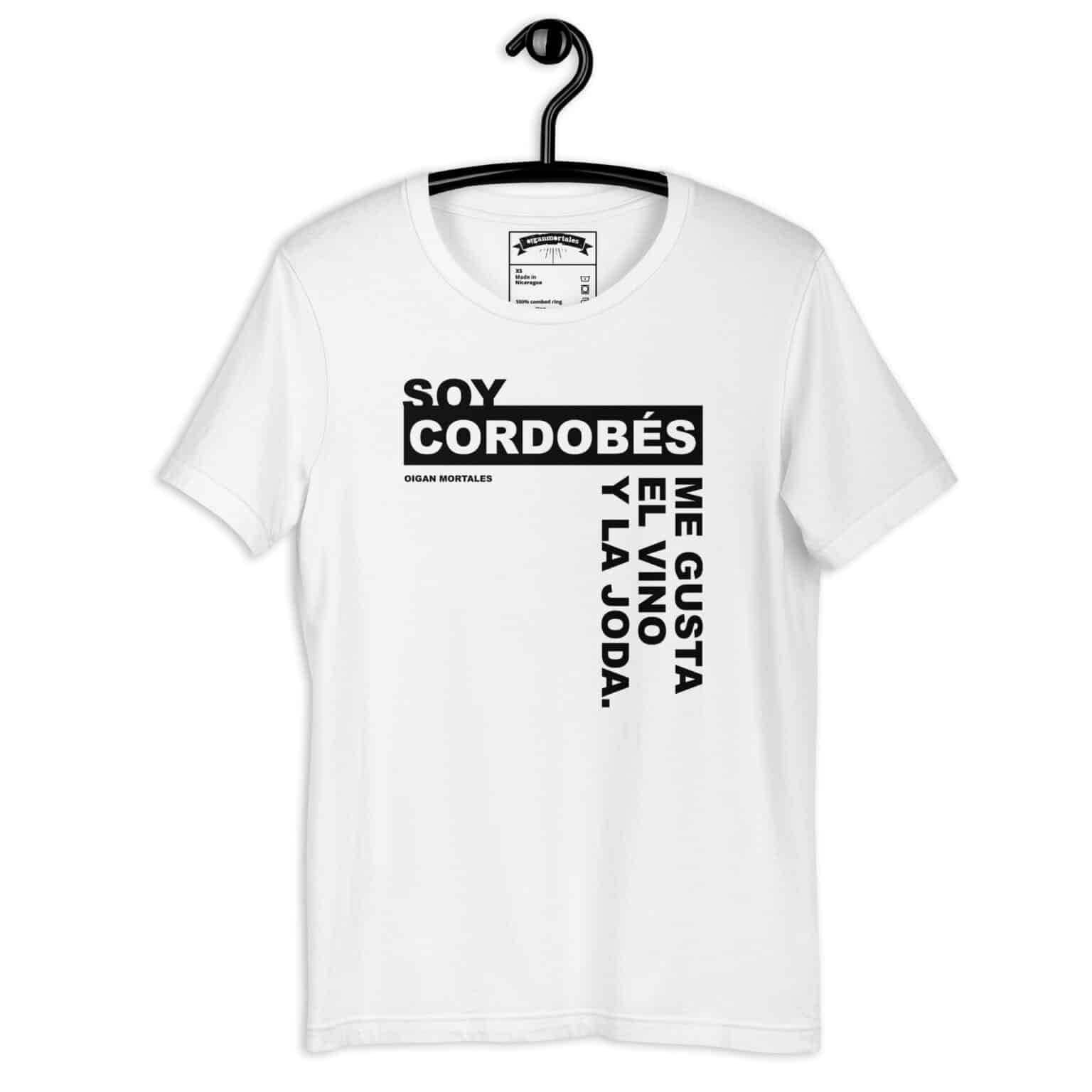 Remera unisex - Soy cordobés, me gusta el vino y la joda - Imagen 3