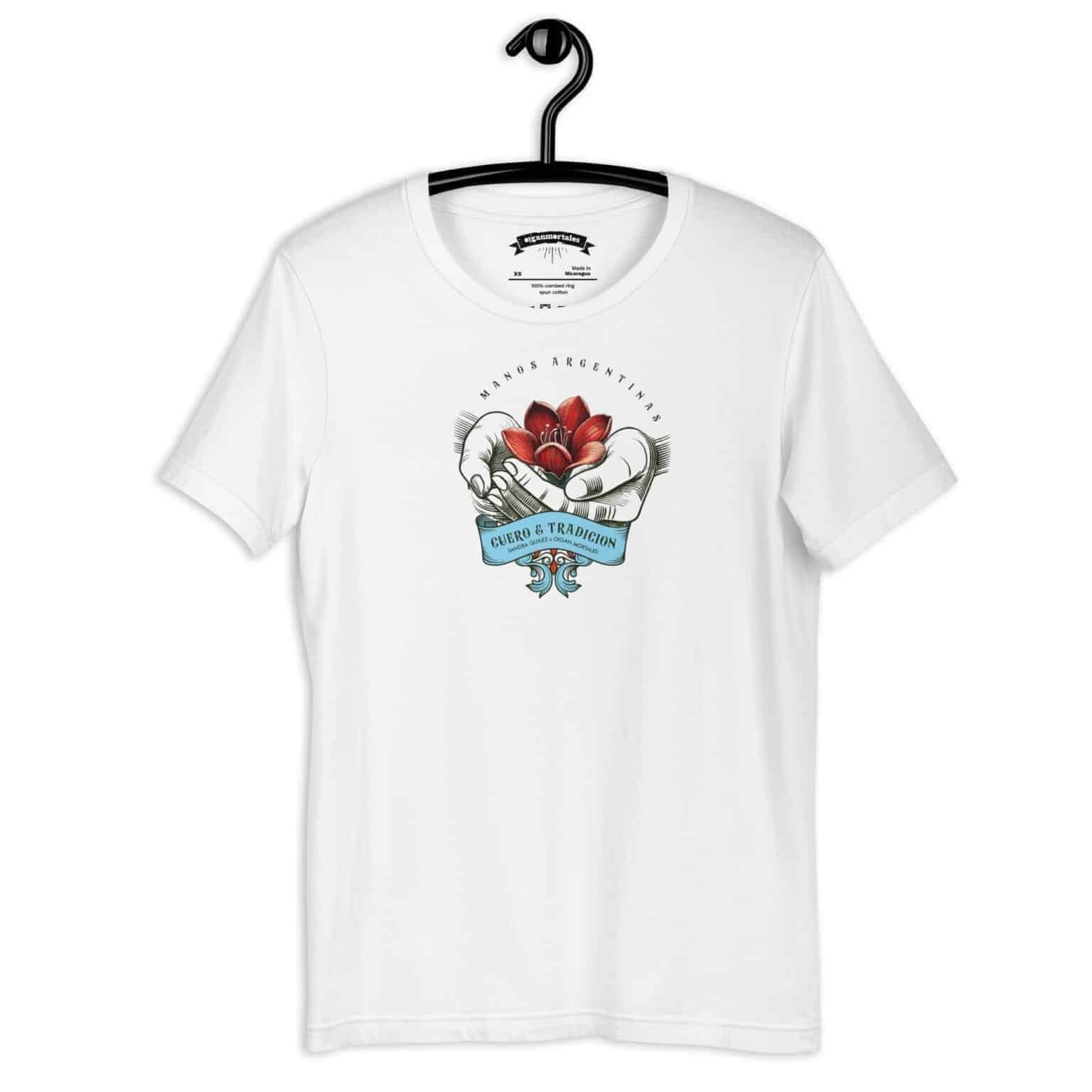 Remera unisex - Manos Argentinas - Sandra Quilez