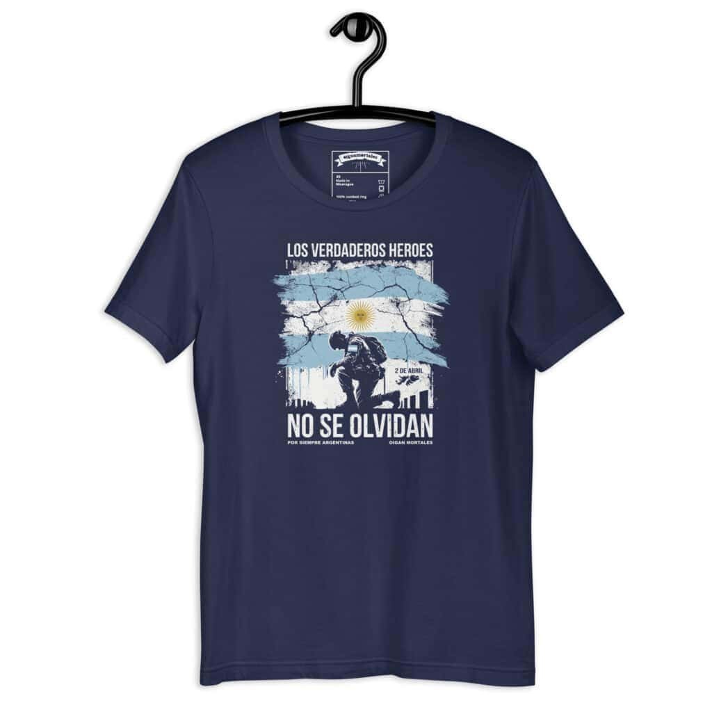 Remera Argentina - Los héroes de Malvinas