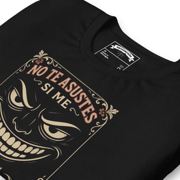 Remera unisex - No te asustes si me rio como un loco - Imagen 4