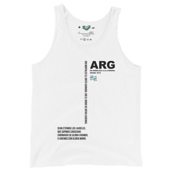 Musculosa unisex Himno Nacional Argentino