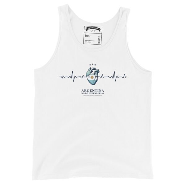 Musculosa unisex - Electrocardiograma emocional argentina