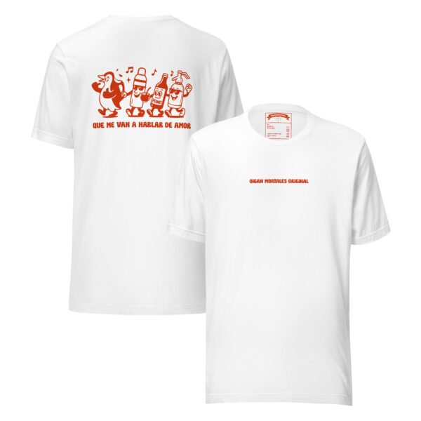Remera unisex – Que me van a hablar de amor (ESPALDA) - Imagen 2